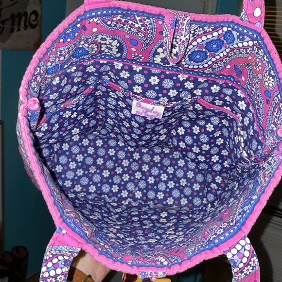Vera Bradley Boysenberry Pattern Tote Bag - Picture 6 of 7